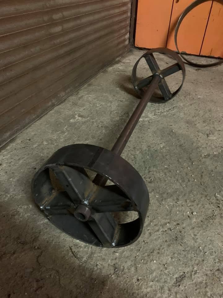 Die erste fertiggestellte Achse