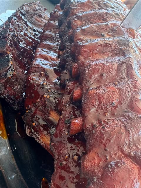 BBQ Ribs aus unserem Smoker